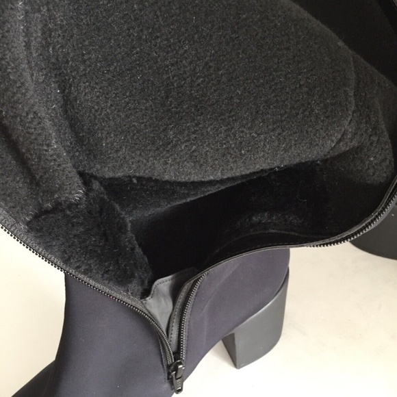 Hogl Women's Gore-Tex Winter Boots High Heel Knee High Round Toe Side Zip 10 - Picture 12 of 16